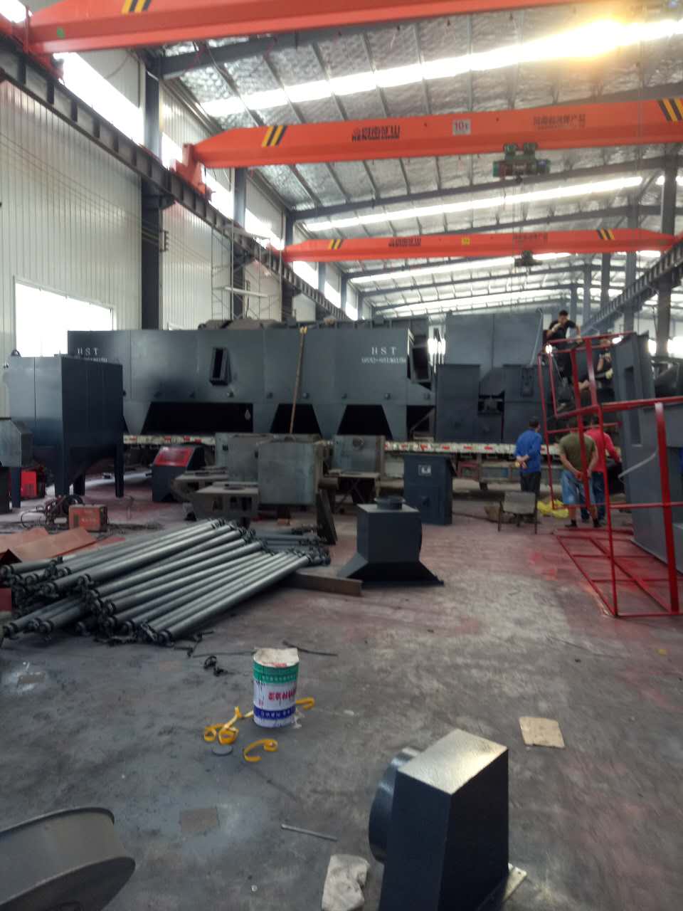 發(fā)往山東龍口6925通過(guò)式拋丸機(jī)