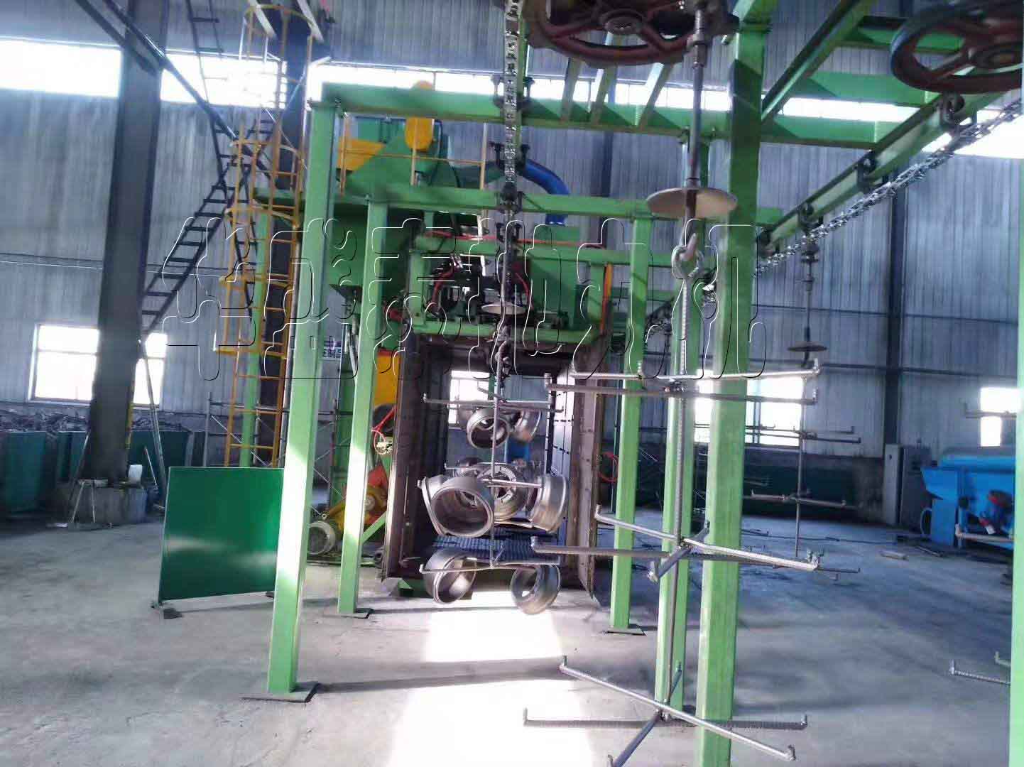 hst384多工位吊鏈式拋丸機有什么優(yōu)勢，大家來說說