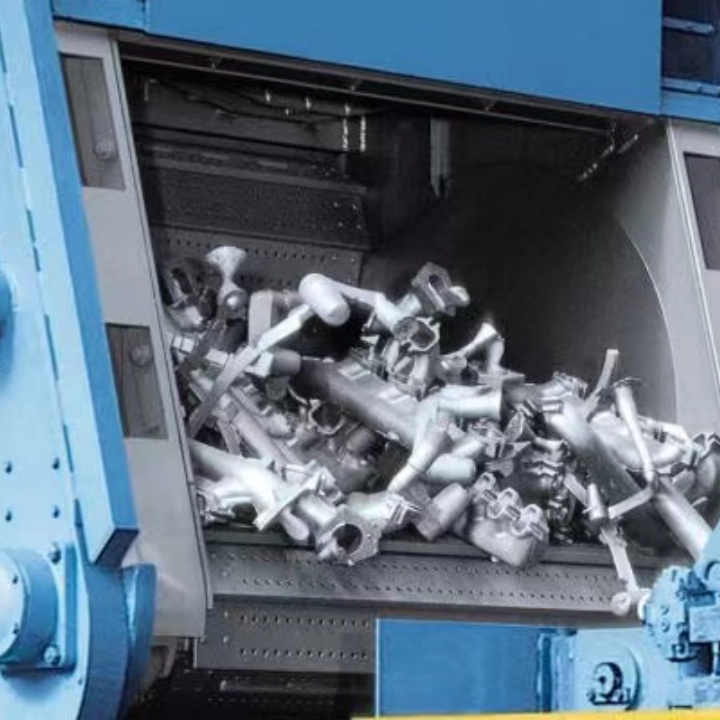 表面處理打砂機(jī)_打砂機(jī)除銹_金屬網(wǎng)片打砂清理機(jī)