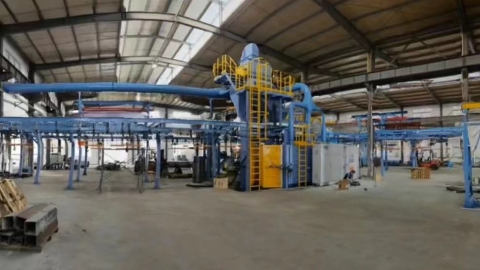 拋丸除銹機(jī)型號(hào)_除銹拋丸機(jī)工作原理_U型鋼拋丸除銹機(jī)