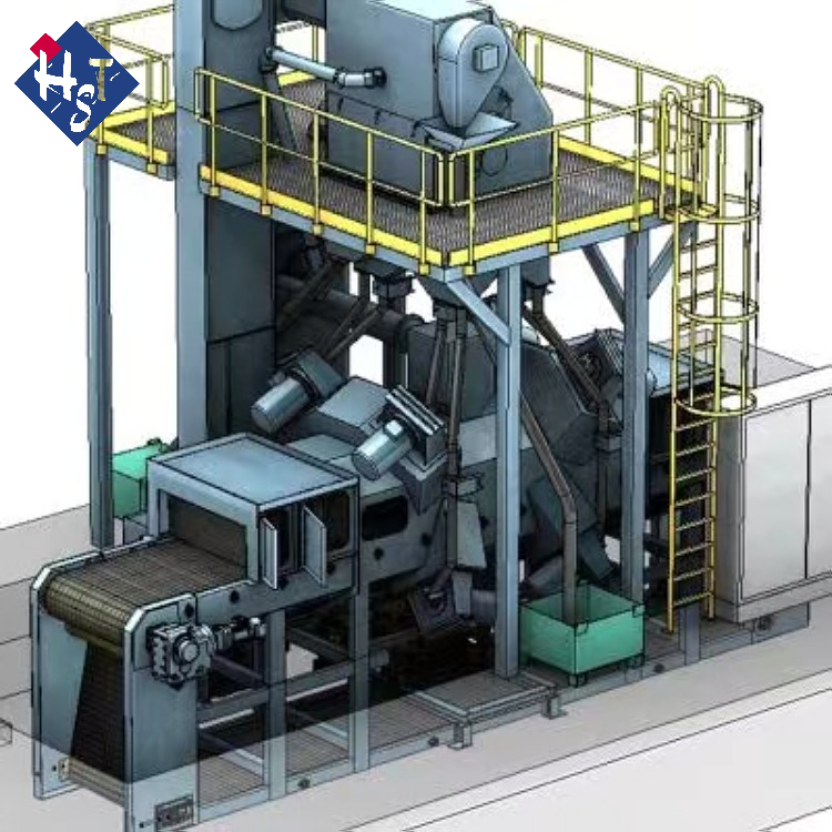 履帶式移動(dòng)打砂機(jī)_履帶砂輪機(jī)_橡膠履帶打砂機(jī)