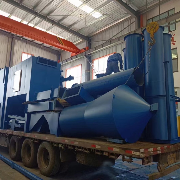 型材防腐拋丸除銹機_除銹拋丸機工作原理_防腐型材除銹拋丸機圖片
