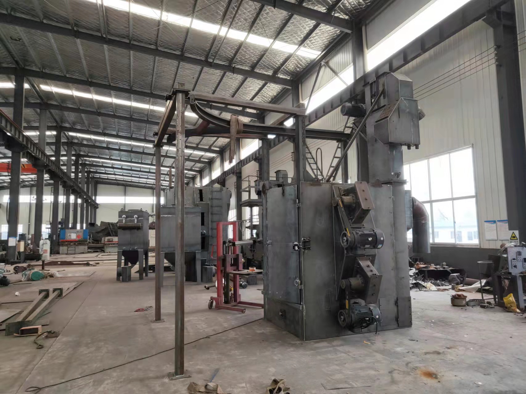 履帶式拋丸機(jī)工作原理_履帶式拋丸機(jī)_履帶式拋丸機(jī)操作規(guī)程